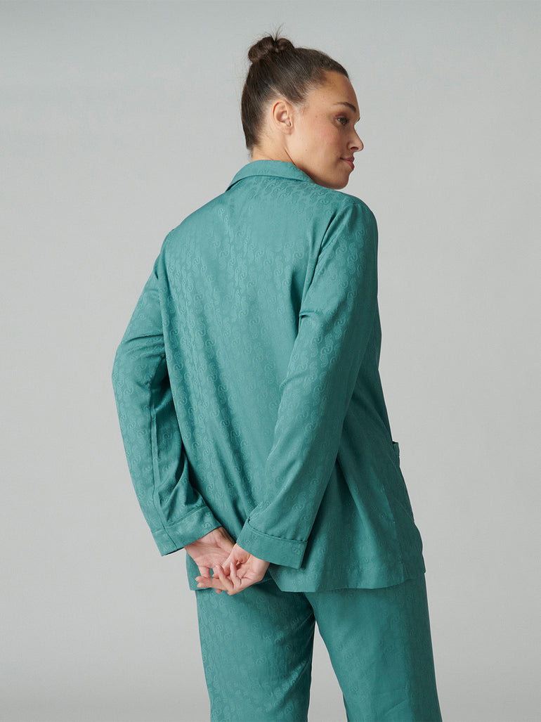 Caprice Short Sleeve Top  - Boreal Green