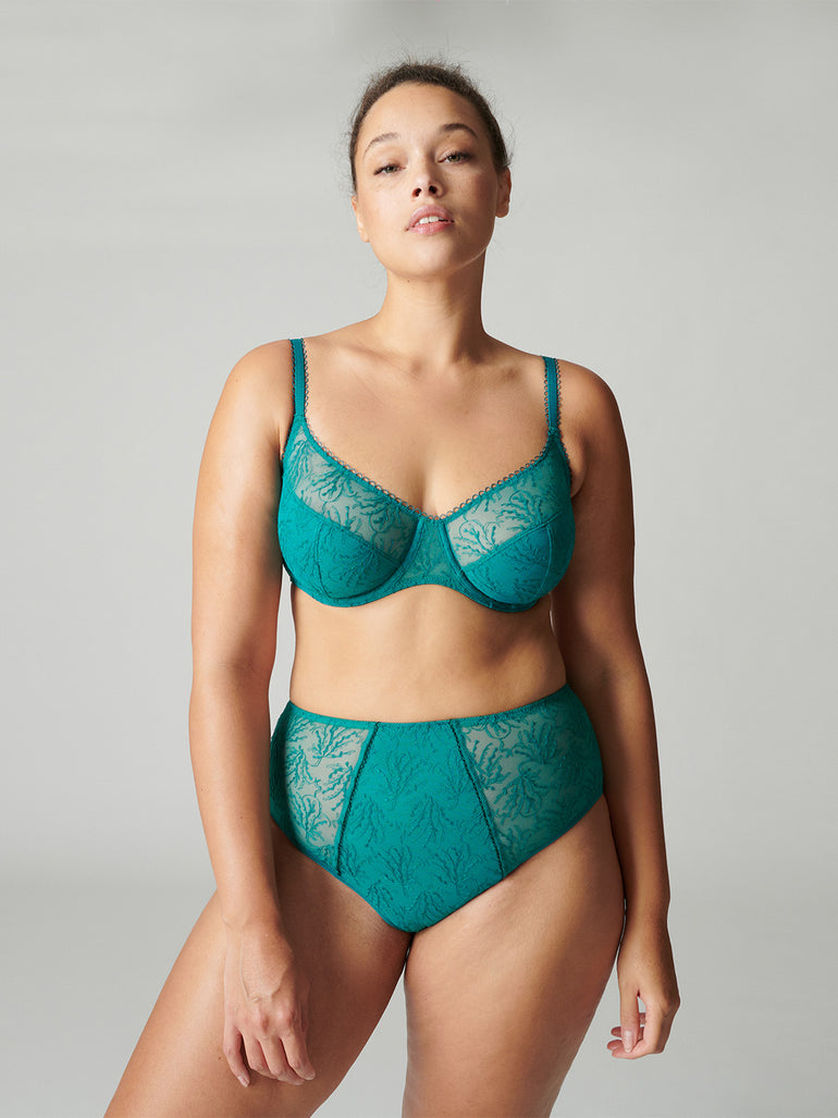 Opaline Retro Brief - Emerald Green