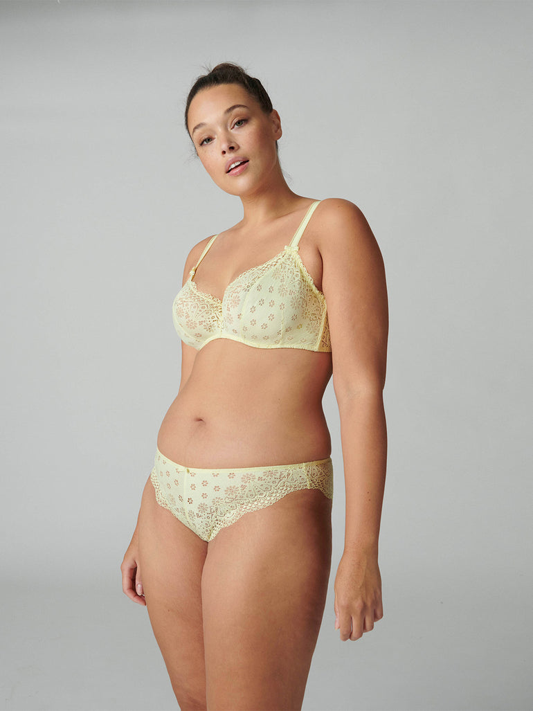 Aimee Underwire Plunge - Yuzu Yellow