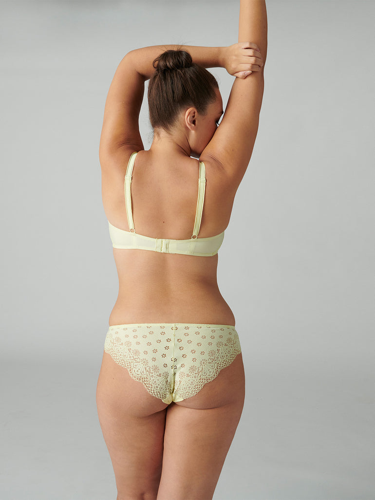 Aimee Underwire Plunge - Yuzu Yellow