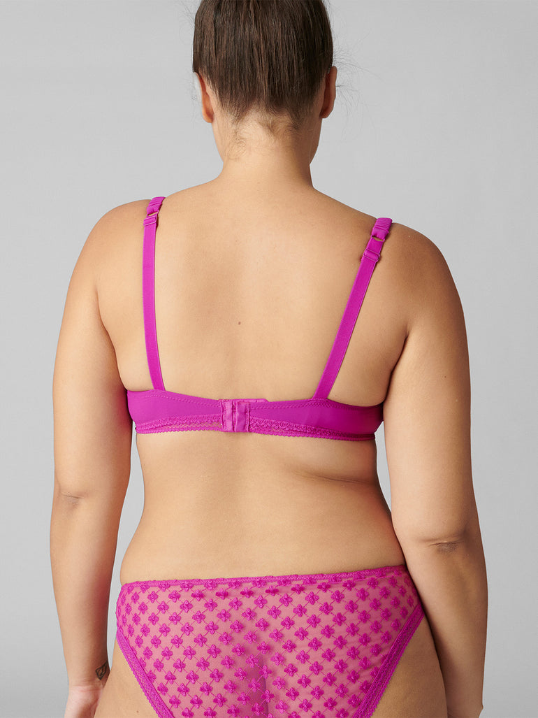 Hortense Sheer Demi - Bougainvillea