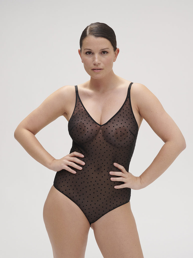 Lucie Bodysuit - Black
