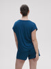 Aurore Short - Poseidon Blue