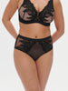 High-waist brief - Black