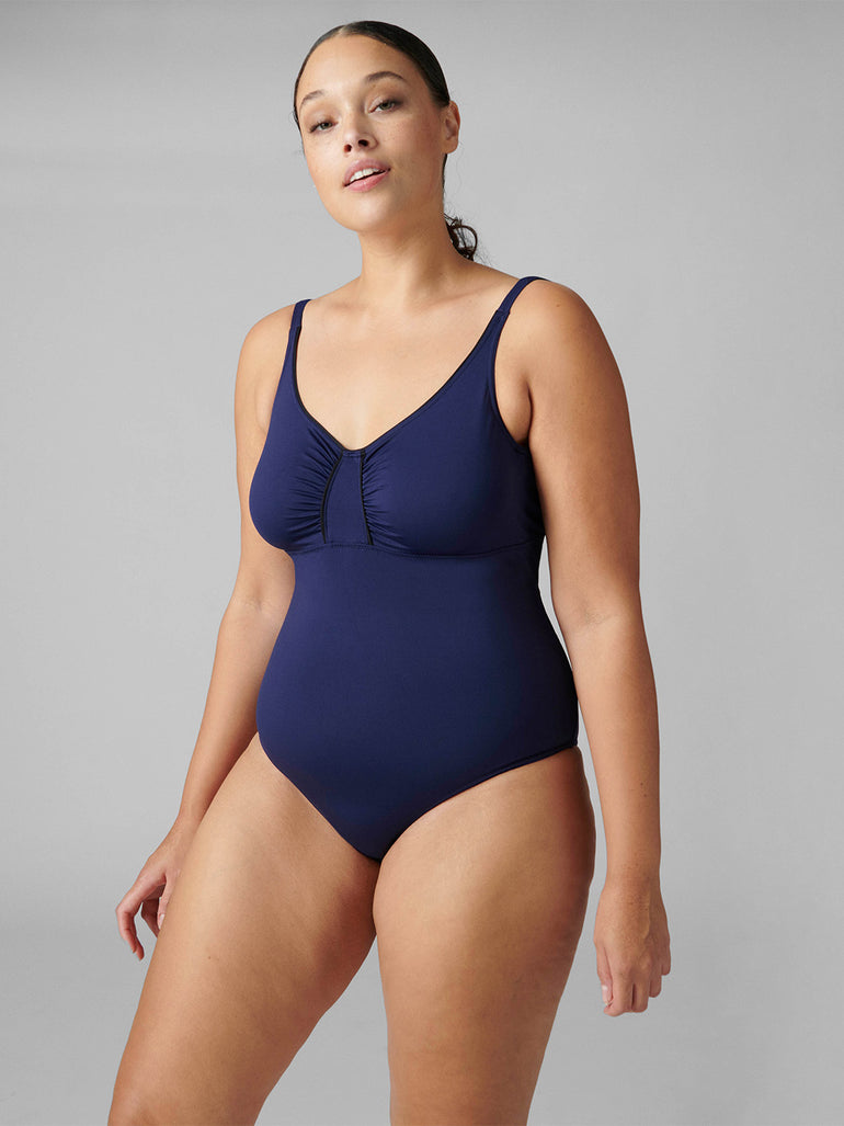 Underwired one-piece swimsuit - Midnight