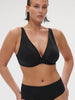 Wireless support bikini triangle - Black