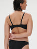 Underwired bandeau bikini top - Black