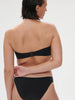Underwired bandeau bikini top - Black