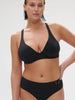 Wireless support bikini triangle - Black