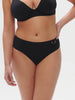 High-waist bikini brief - Black