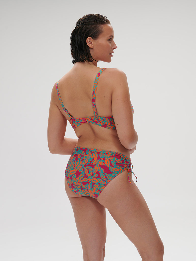 Underwired bikini triangle - Menara Pink Print