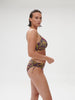 Underwired bikini triangle - Agadir Purple Print