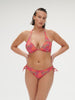 Underwired triangle bra - Jungle Dawn Print