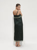 Satin Secrets Long Nightdress - Kolsaï Green
