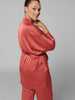 Satin Secrets Kimono - Quartz Pink