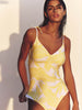 Wireless Molded One-Piece - Plumeria Print