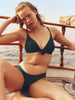 Wireless bikini triangle - Tropical Green