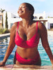 Underwired bikini top - Lipstick