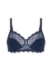 Structured wireless bra - Ink Blue
