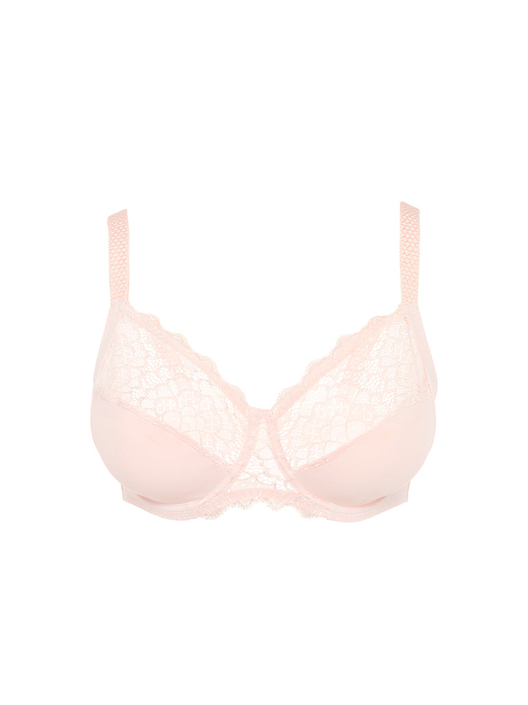 Full cup support bra - Blush