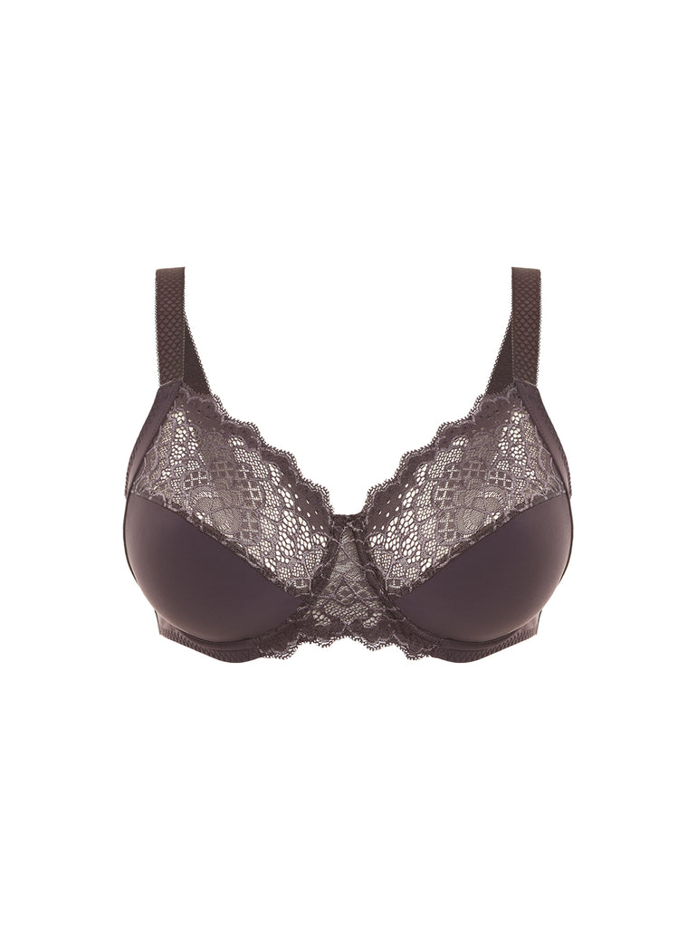 Full cup support bra - Graphite Grey