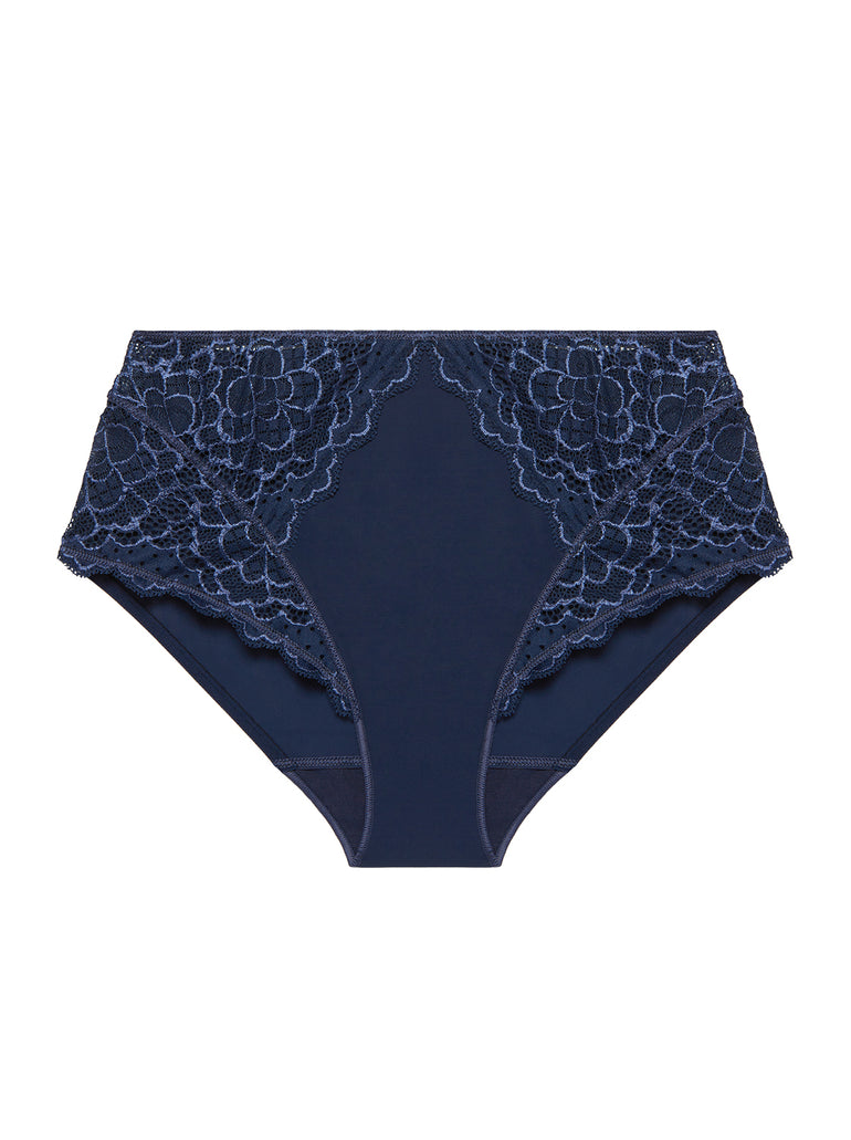 High-waist brief - Ink Blue