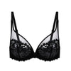Full cup plunge bra - Black