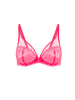 Plunging underwired bra - Fabulous Pink