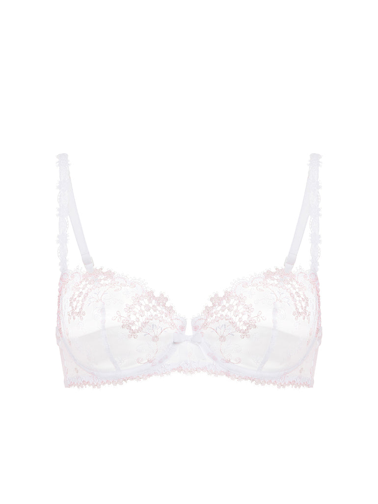 Half cup bra - Cristal White