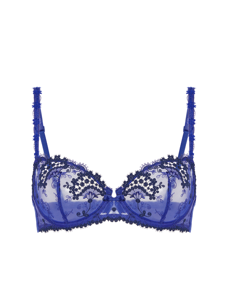 Half cup bra - Electric blue