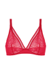 Structured wireless bra - Ruby pink