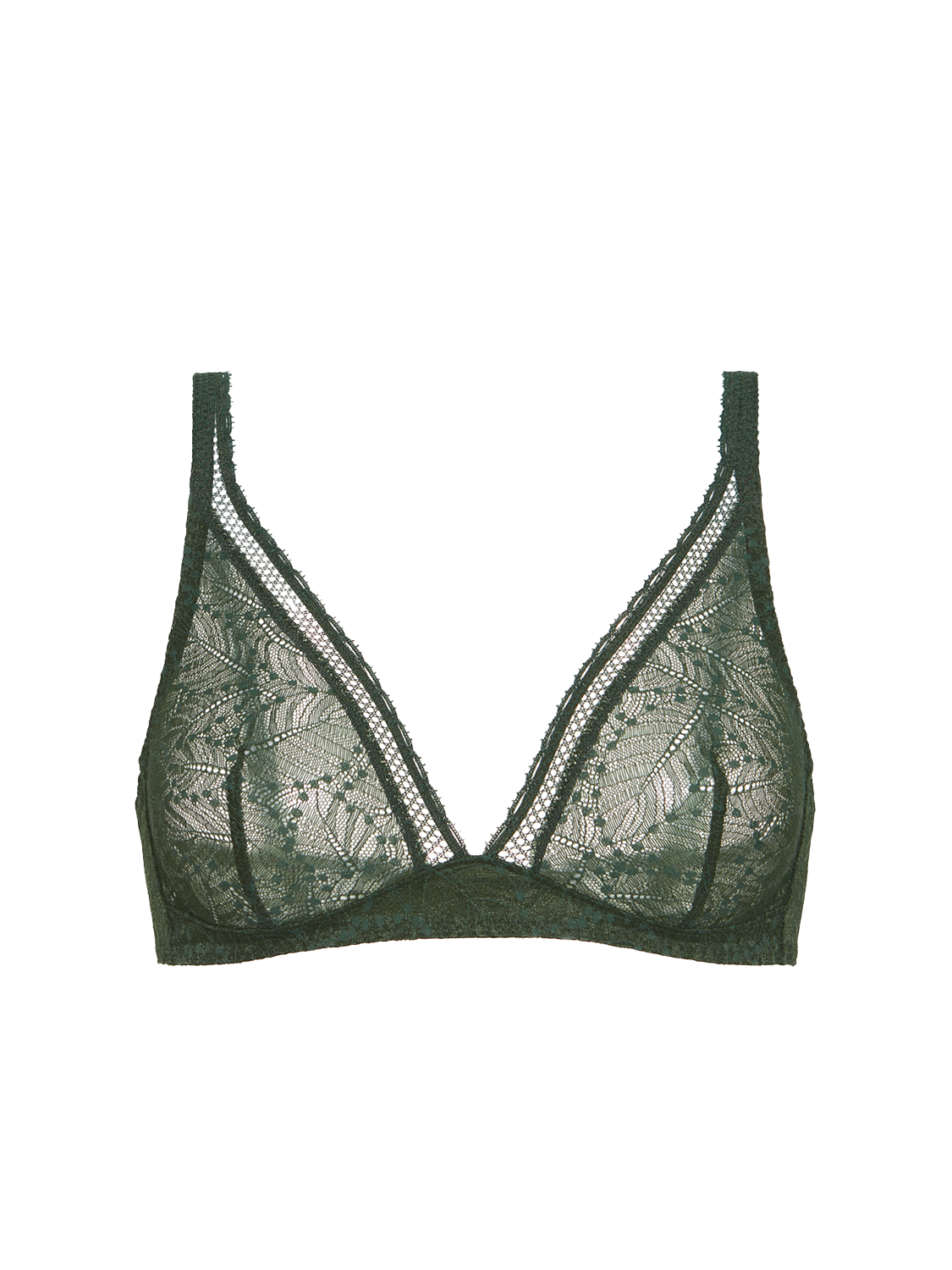 Structured wireless bra - Icon Green