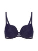 3D plunge bra - Midnight