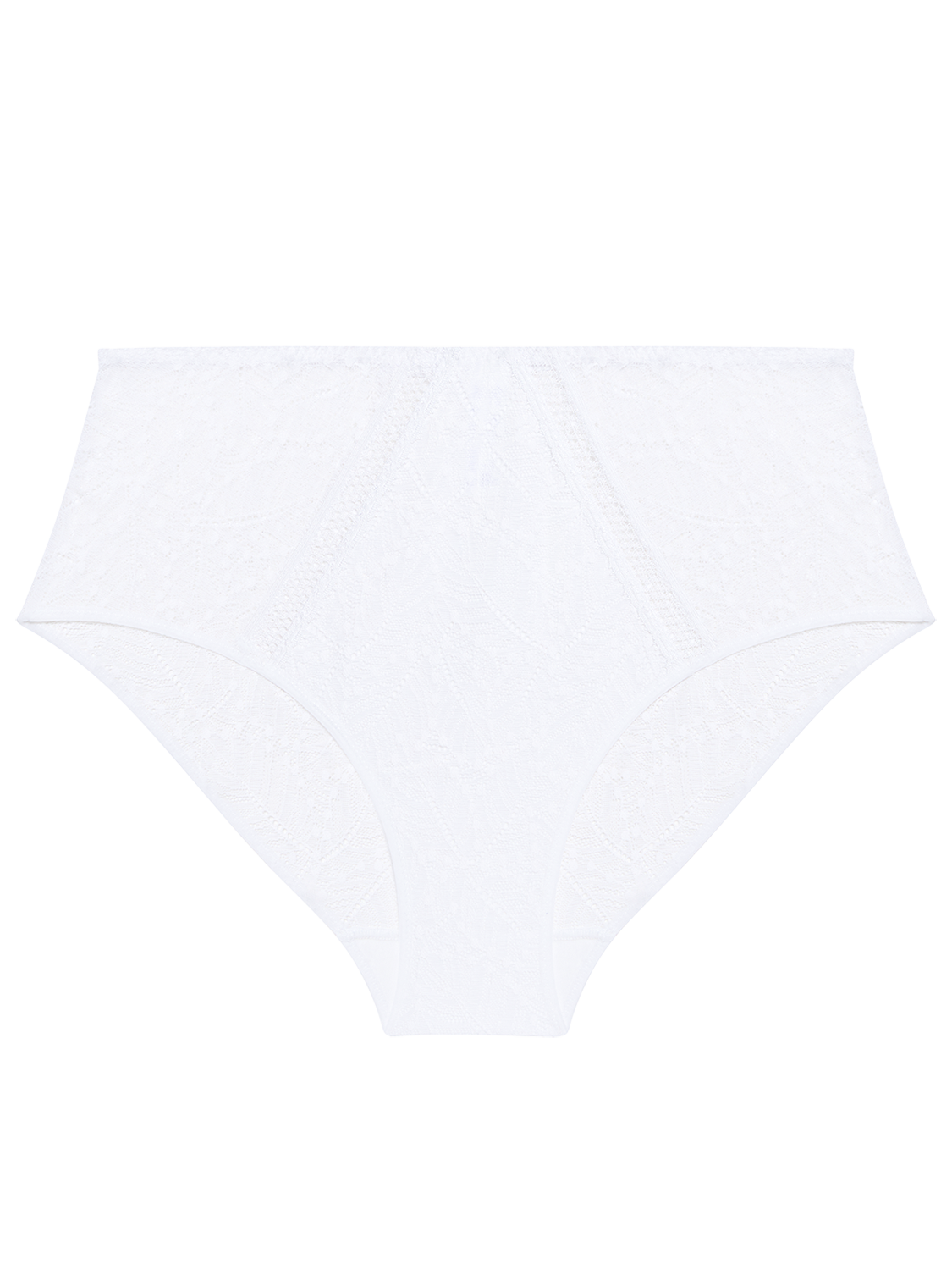 High-waist brief - White