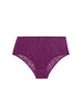 High-waist brief - Blackberry