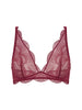 Soft cup triangle bra - Spinel Red