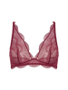 Soft cup triangle bra - Spinel Red