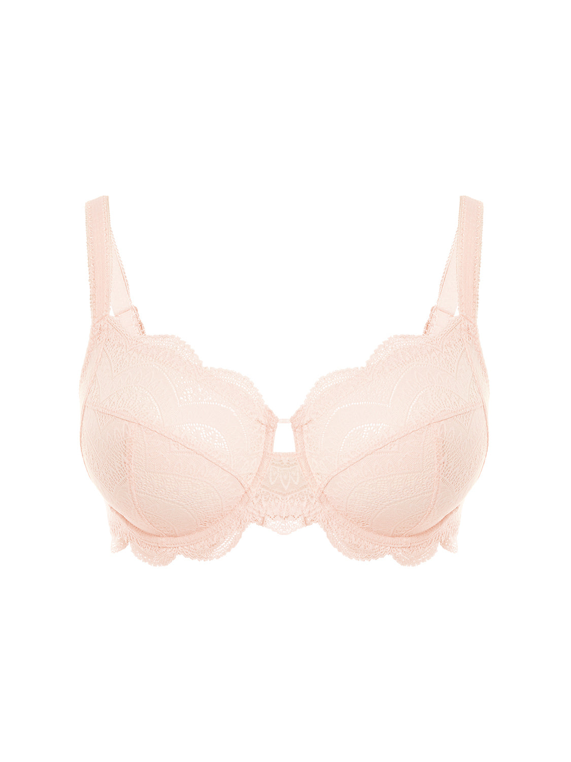 Full cup support bra - Petal Powder