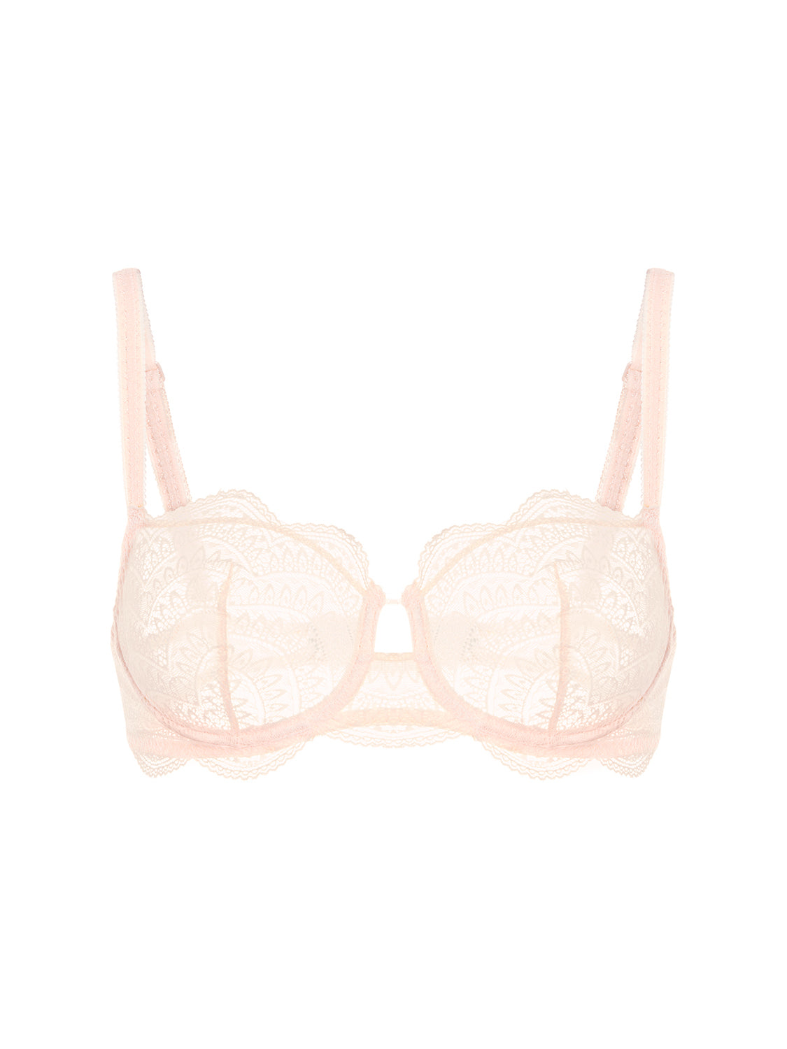 Half cup bra - Petal Powder