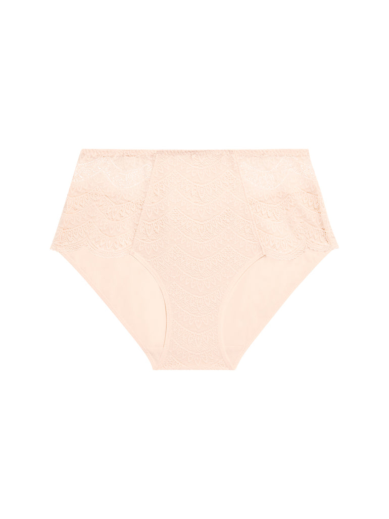 High-waist brief - Petal Powder