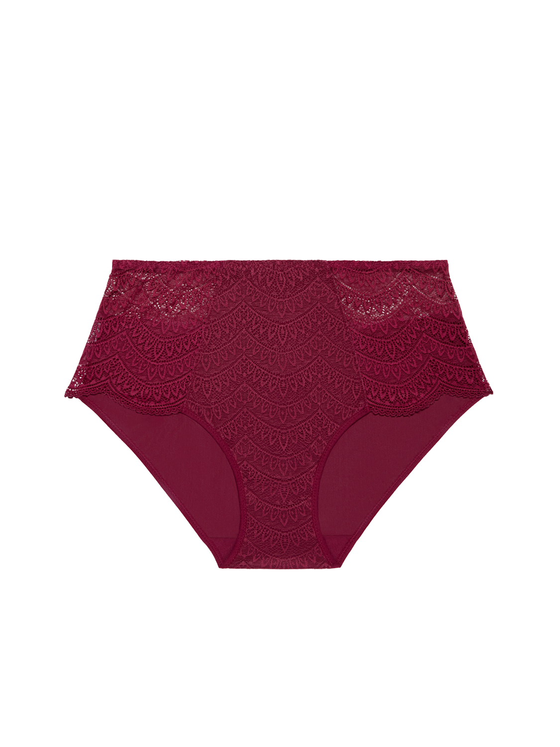 High-waist brief - Spinel Red