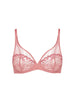 Plunging underwired bra - Smokey Pink