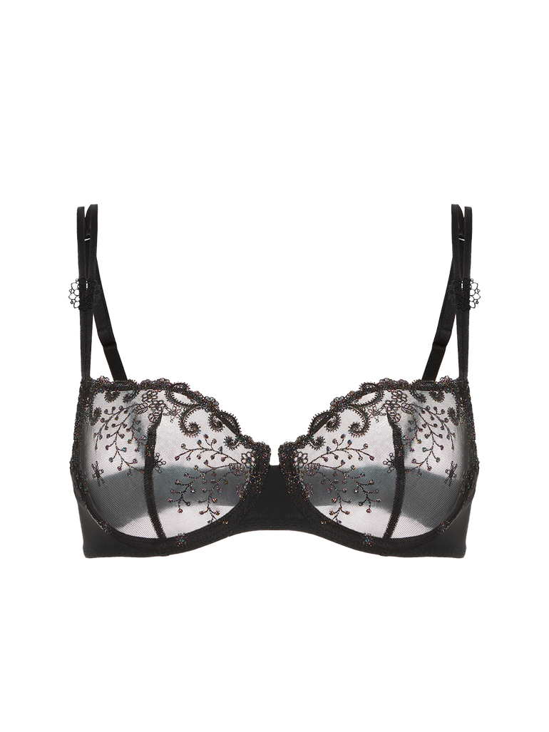 Half cup bra - Gem Black