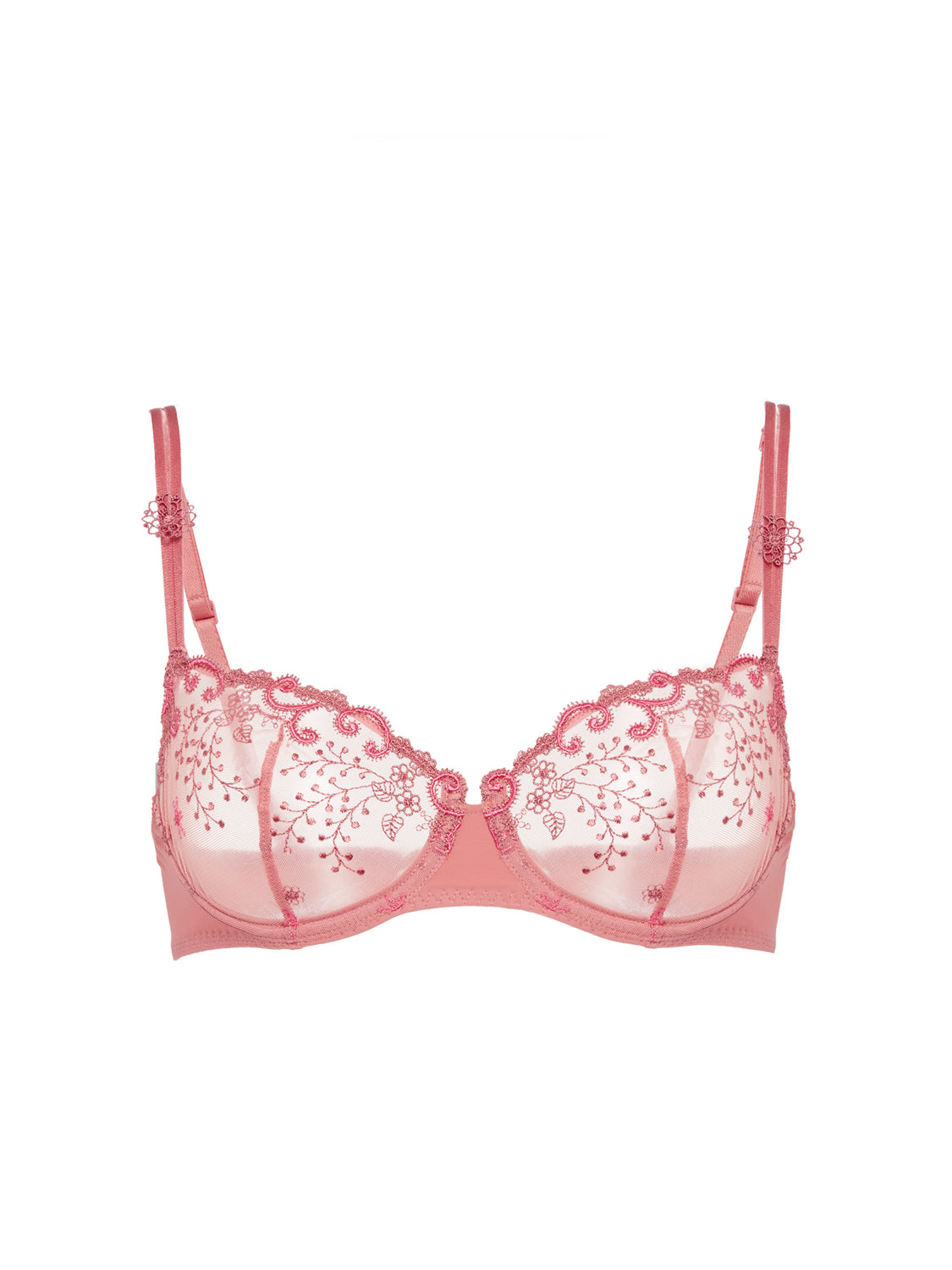Half cup bra - Smokey Pink