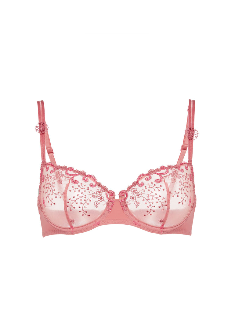 Half cup bra - Smokey Pink