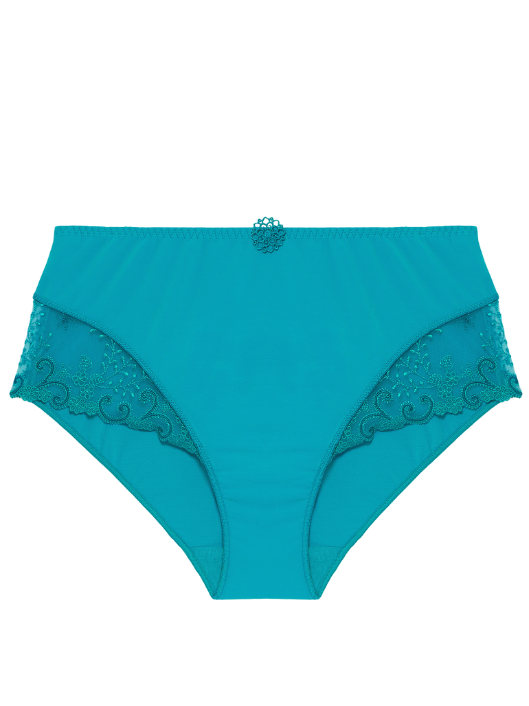 High-waist brief - Atoll Blue