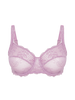 Squared neckline full cup bra - Glamourous Mauve