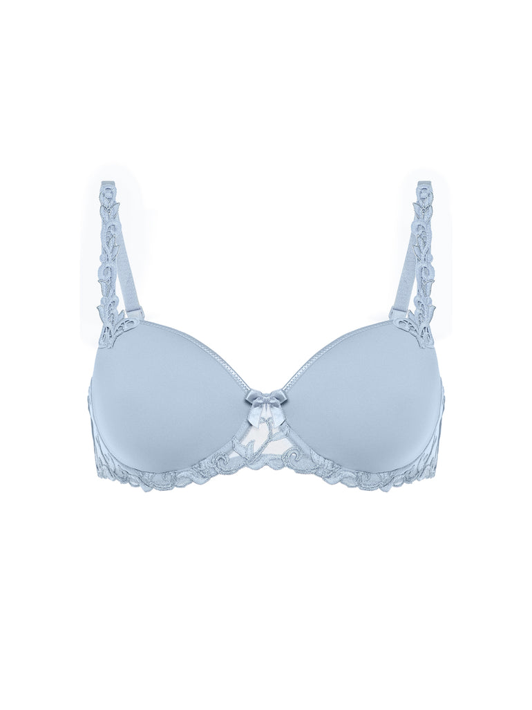 Squared neckline spacer bra - Dream Blue