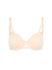 Squared neckline spacer bra - Chic Beige