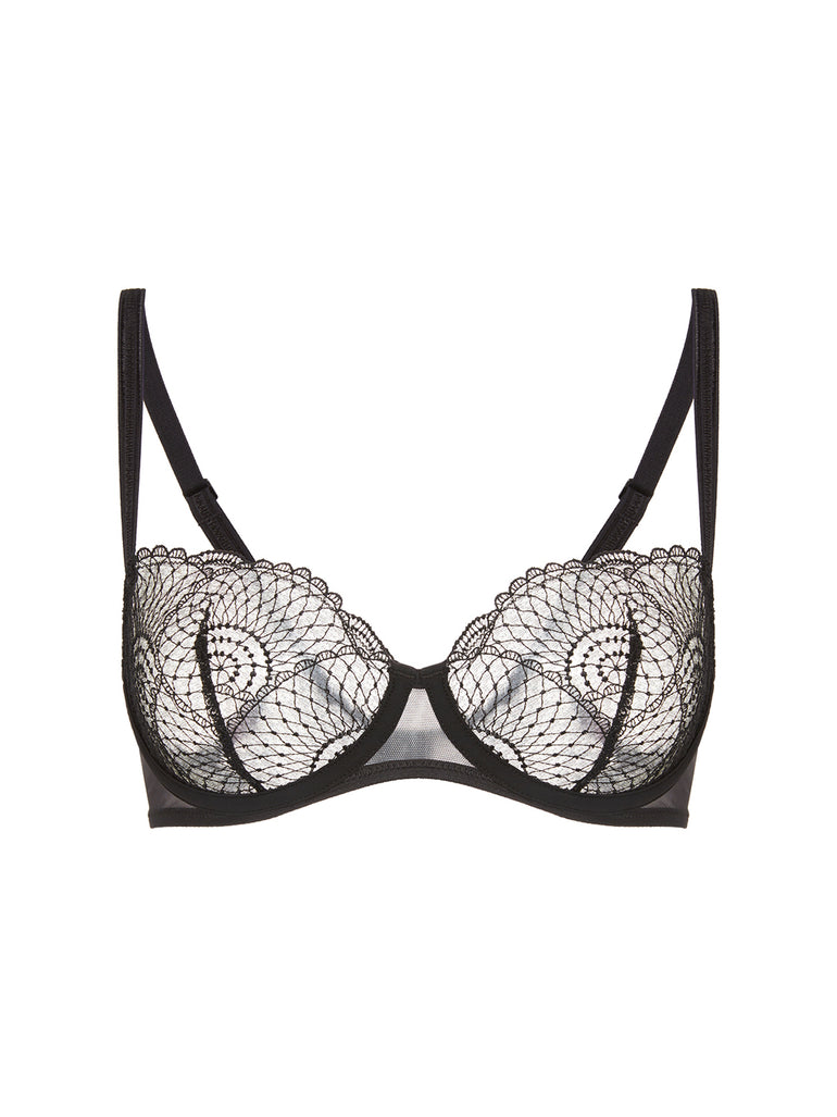 Half cup bra - Black